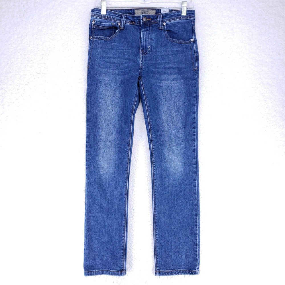 Penguin Munsingwear Original Straight Jeans Women Size 16 Mid Rise Denim Pants